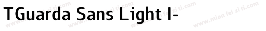 TGuarda Sans Light I字体转换